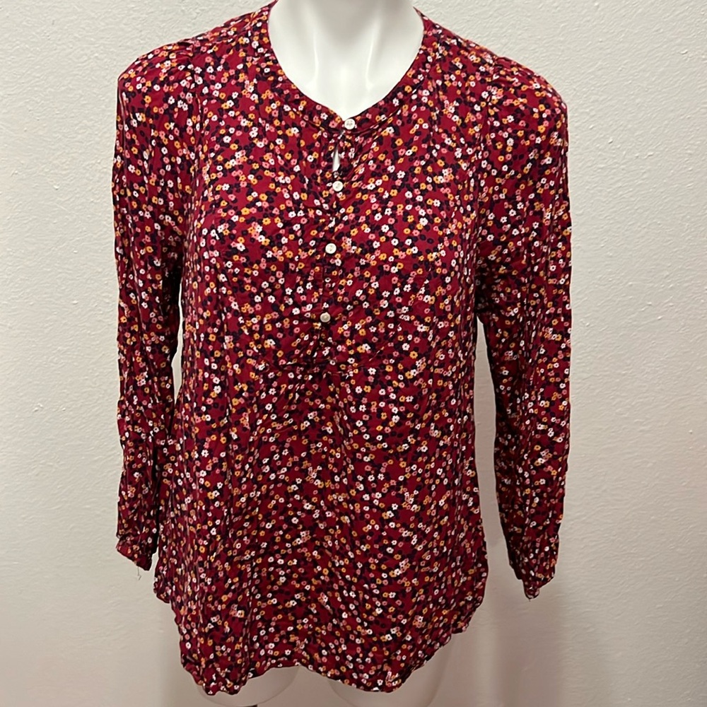 Old Navy Colorful Floral Shirt Sz S